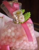 sachê perfumado de rosas