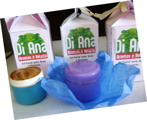 Gel facial vegetal para acne e manchas de pele