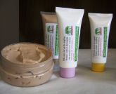 Máscara facial de argilas branca, rosa e dolomita