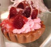 sabonete mini torta de morango