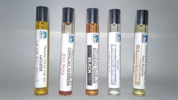 Perfume roll on em fragrâncias importadas 10 ml