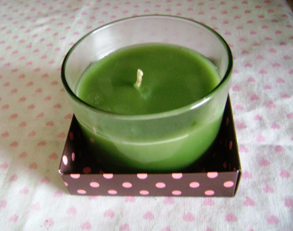 Vela de massagem de menta e patchouli