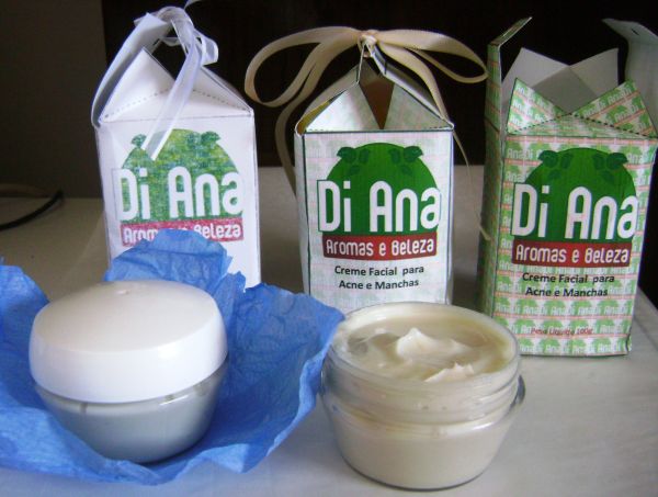 Creme facial para acne e manchas